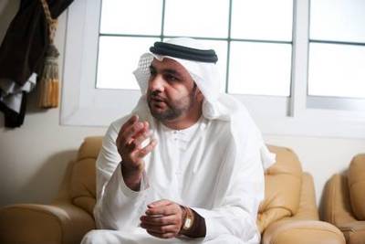 Dubai, United Arab Emirates - Jan 10, 2012 -Mohammed Hussein Al Hammadi, Secretary General of the UAE Human Rights Association, is photographed during an interview at his office in Al Rashidiya.  Sarah Dea / The National    


