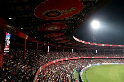 M. Chinnaswamy Stadium, Bengaluru. Capacity: 32,000. Sportzpics for IPL