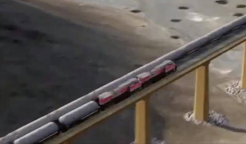 Freight trains will travel through the mountain on a direct route to Dubai