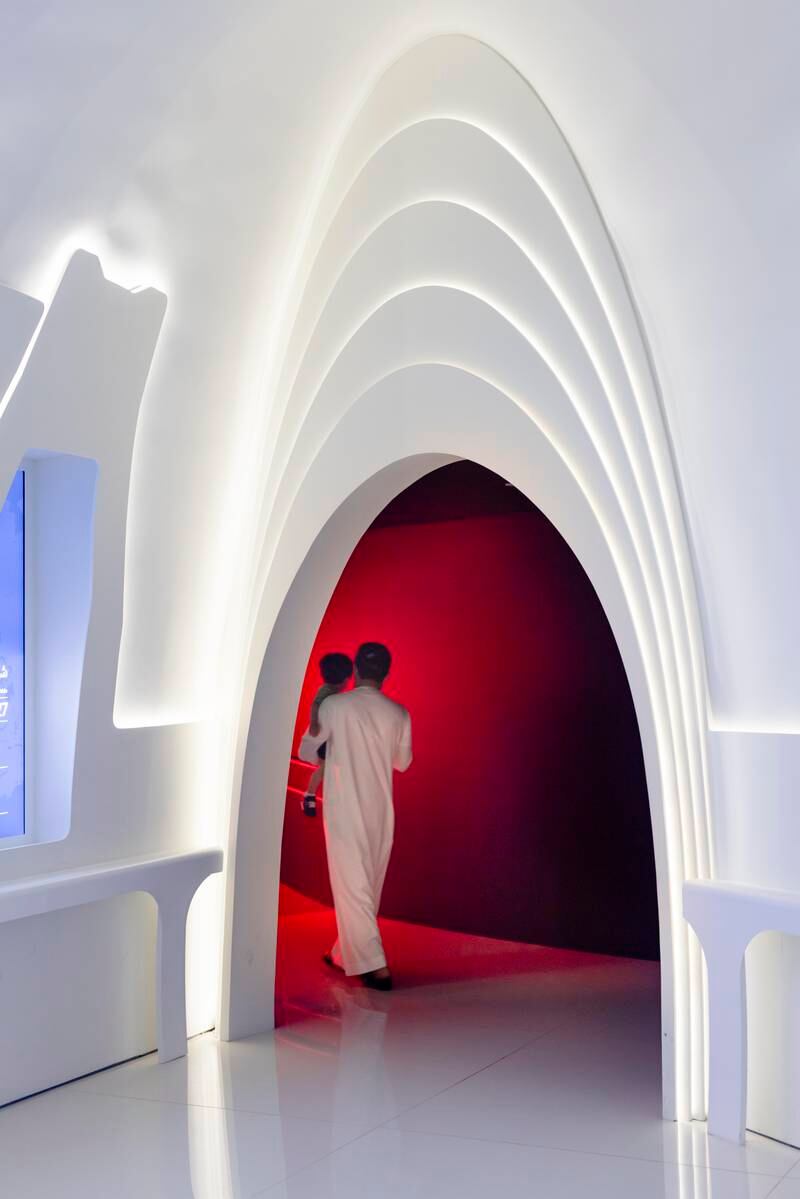 Visitors enter the Spain pavilion. Photo: Expo 2020 Dubai
