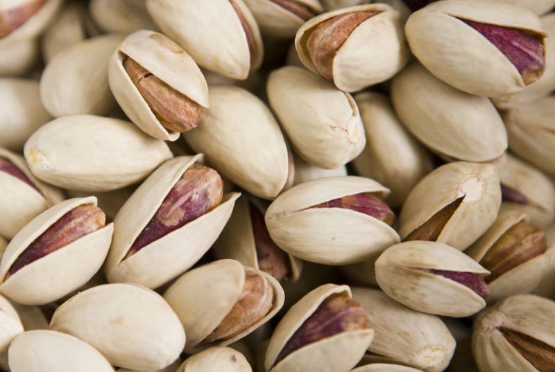 Pistachios are healthy nuts that may decrease hypertension. Reuters
