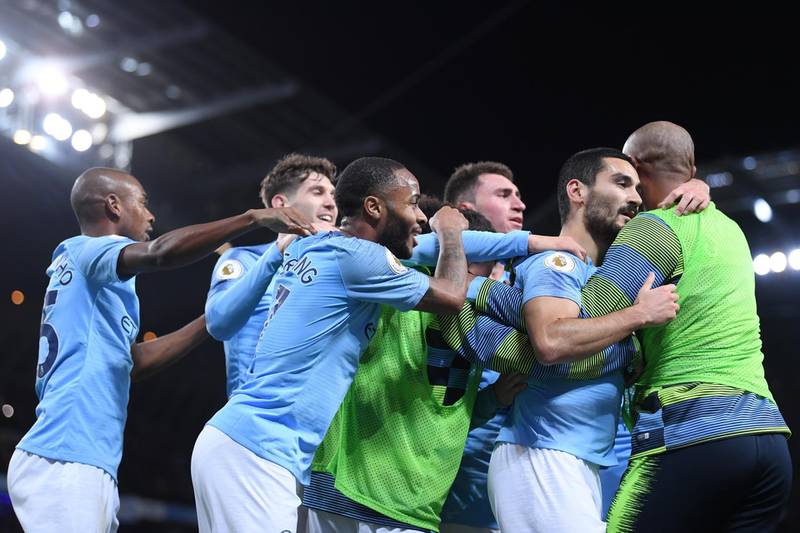 There was a lot for Manchester City to celebrate. Getty Images