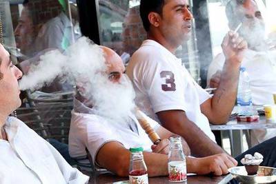 Lebanon has the highest smoking rate in the region with 1,955 cigarettes smoked per person. AFP