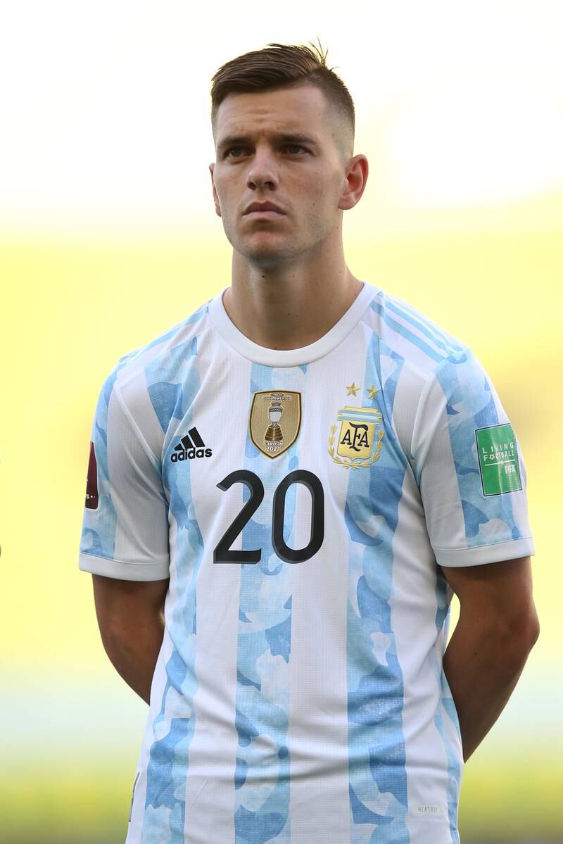 Giovani Lo Celso of Argentina prior to the match. Getty