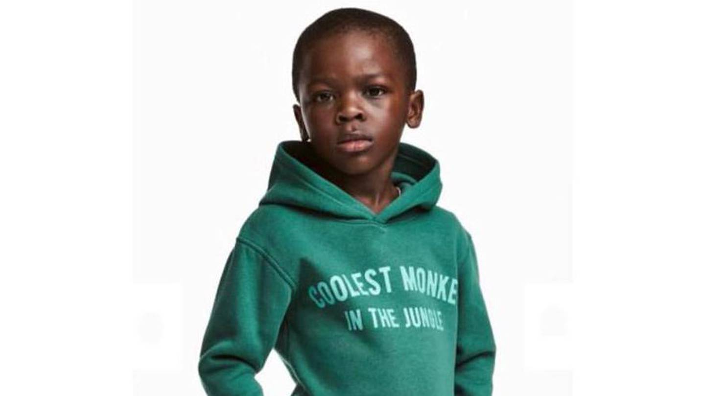 H&M were forced to remove the "Coolest monkey in the jungle" after this image was published.