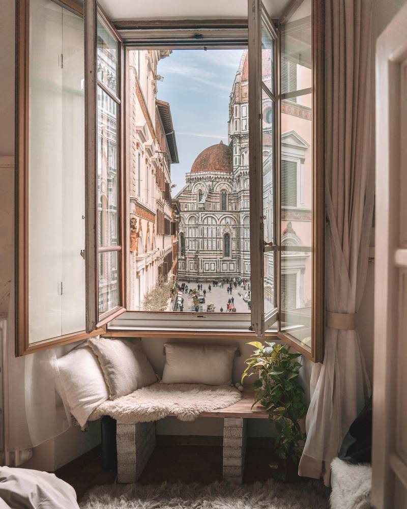 8. 'Window to the Duomo', Florence, Italy. Courtesy @girlgoneabroad