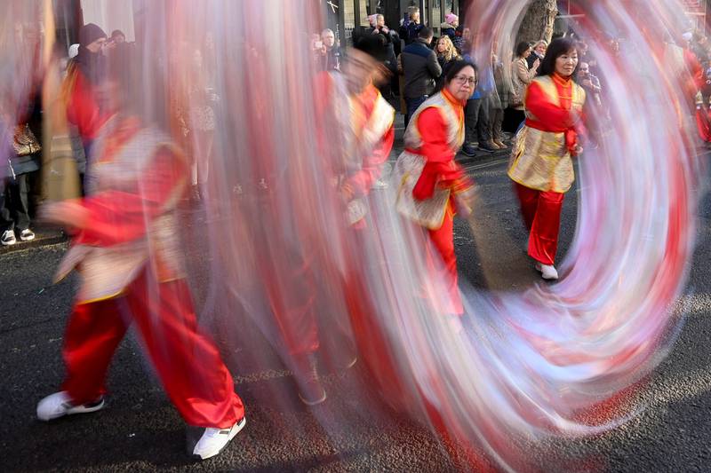 A Chinese New Year parade in London. Reuters