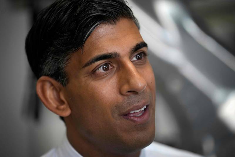 Britain's Prime Minister Rishi Sunak will highlight Russian President Vladimir Putin's decision to pull out of the Black Sea grain deal. AFP