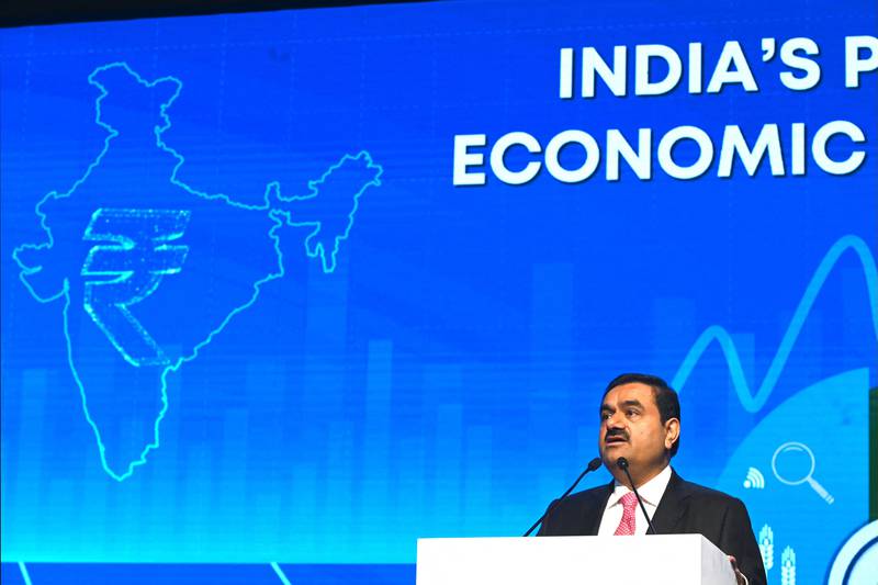 Indian multibillionaire Gautam Adani has denied that his financial achievements were related to Prime Minister Narendra Modi. AFP