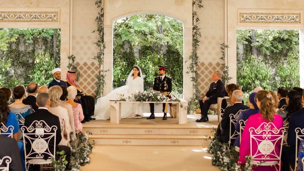 Prince Hussein and Princess Rajwa's wedding attended by royals from across world