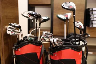 Golf kits are available at MyGolf Dubai.