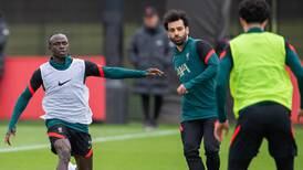 Salah and Mane train with Liverpool ahead of Champions League final - in pictures