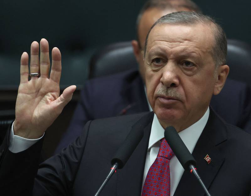 Turkish President Recep Tayyip Erdogan insists the armed forces have never used chemical weapons. AFP