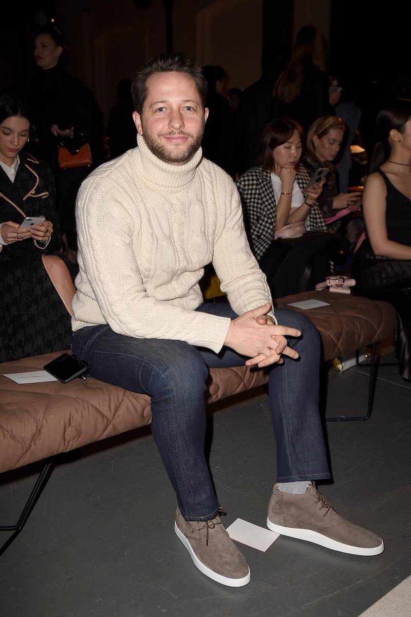 Derek Blasberg attends the Tod's show at Milan Fashion Week on February 21, 2020. Getty Images