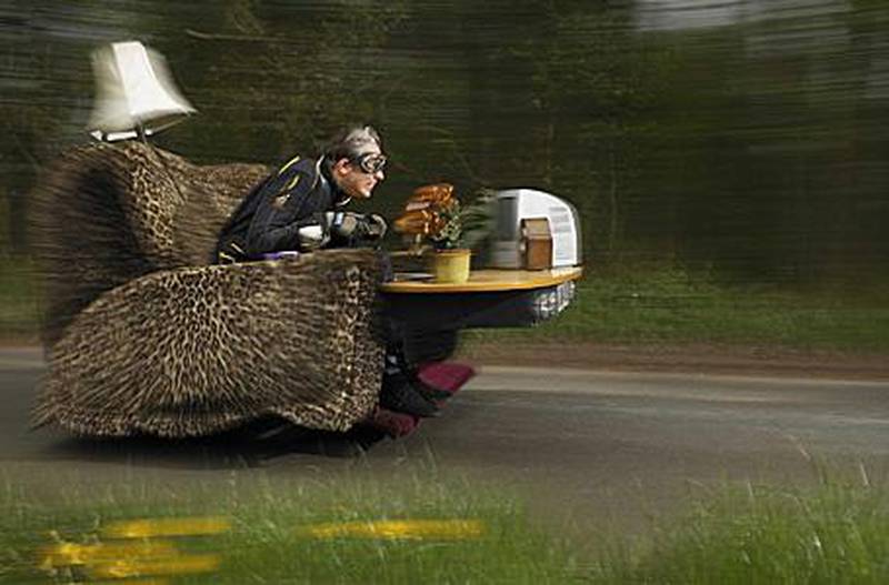 The leopard-print Casual Lofa, the brainchild of Edd China, has been turning heads since 1999. It has a top speed of 140kph.