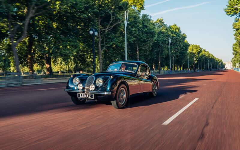 There is no word on how much the XK120 cost to restore.