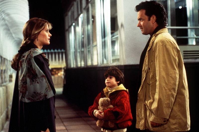 No Merchandising. Editorial Use OnlyManadatory Credit: Photo by Rex Features (223229a)MEG RYAN AND TOM HANKSFILM SLEEPLESS IN SEATTLE - 1993