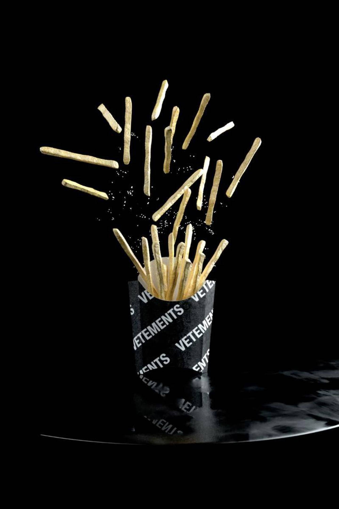 Vetements fries, designed with collaboration with Moscow store KM20. Vetements