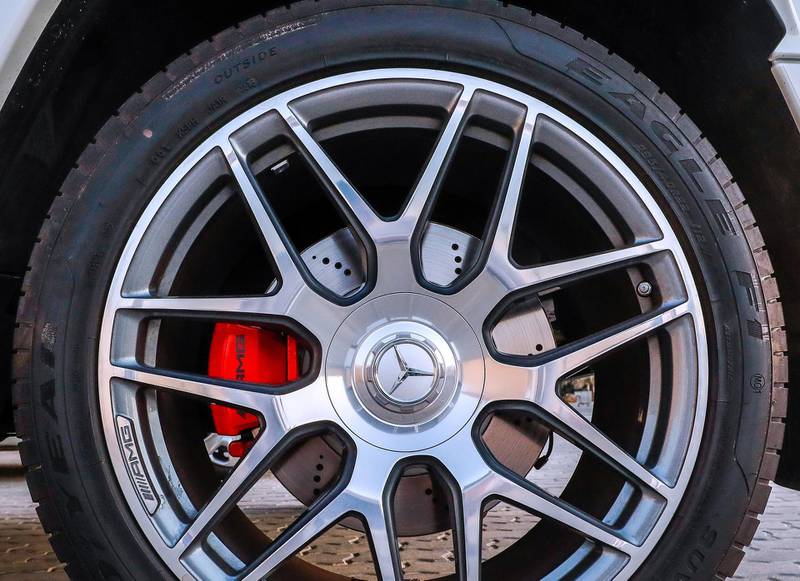 Abu Dhabi, U.A.E., November 14, 2018.  Mercedes-AMG G 63 road test.Victor Besa / The NationalSection:  MotoringReporter:  Adam Workman
