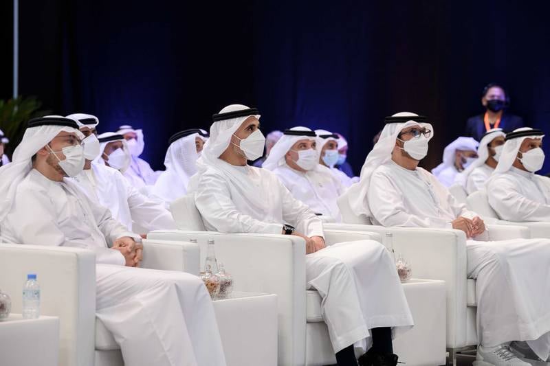 Sheikh Khaled at the launch event. The Industry 4.0 programme will accelerate business growth through the widespread adoption of new technology and processes.