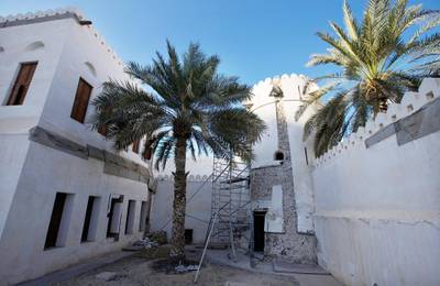 Provided photo of the conservation work that’s restoring the historic Qasr Al Hosn buildings.Courtesy  Abu Dhabi Tourism & Culture Authority (TCA Abu Dhabi)