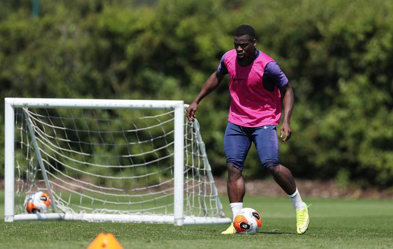 ENFIELD, ENGLAND - MAY 25: Serge Aurier of Tottenham Hotspur during the Tottenham Hotspur training session at Tottenham Hotspur Training Centre on May 25, 2020 in Enfield, England. (Photo by Tottenham Hotspur FC/Tottenham Hotspur FC via Getty Images)
