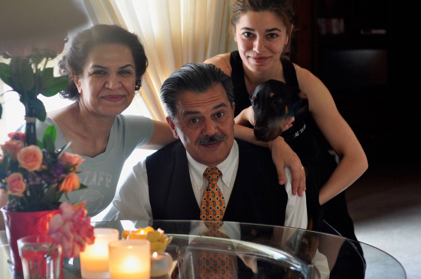 Jamshid Sharmahd with his wife Mehrnoush and daughter Gazelle. Photo: Gazelle Sharmahd