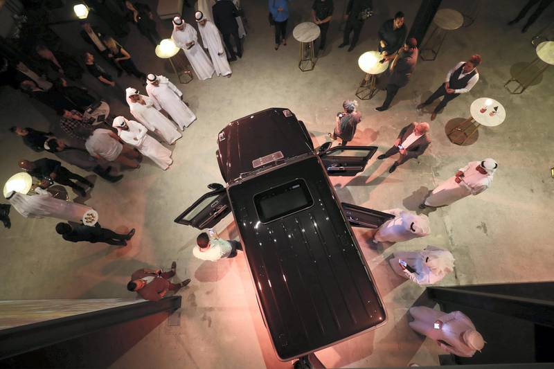 Dubai, United Arab Emirates - July 3rd, 2018: Launch of new Mercedes-Benz G-Class for Motoring. Tuesday, July 3rd, 2018 in Al Quoz, Dubai. Chris Whiteoak / The National