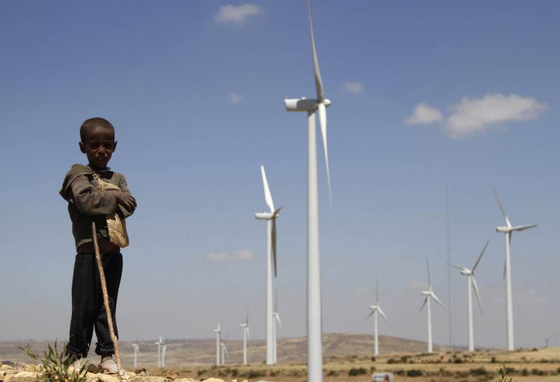 Turbines near Mekelle in Ethiopia. More than 600 million people still remain without electricity in Africa. Reuters