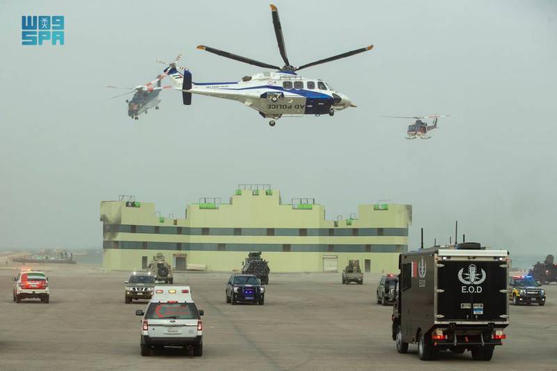 Action-packed drills took place in an undisclosed location in Saudi Arabia over days. Photo: SPA