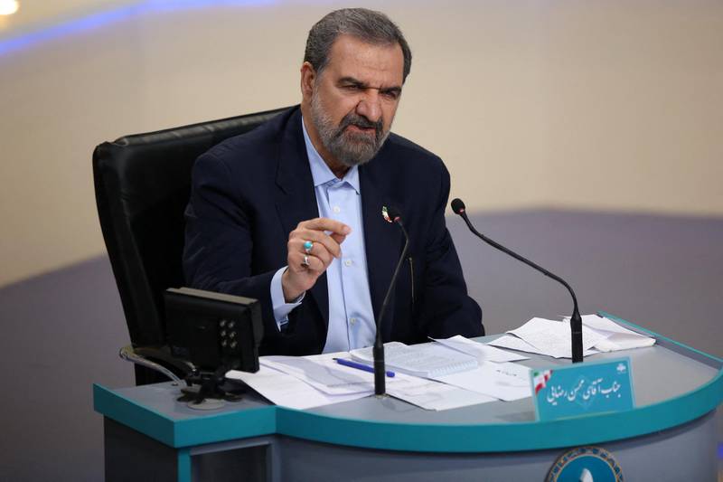 Mr Rezaei is a former head of the Revolutionary Guards and current secretary of the Expediency Discernment Council. AFP