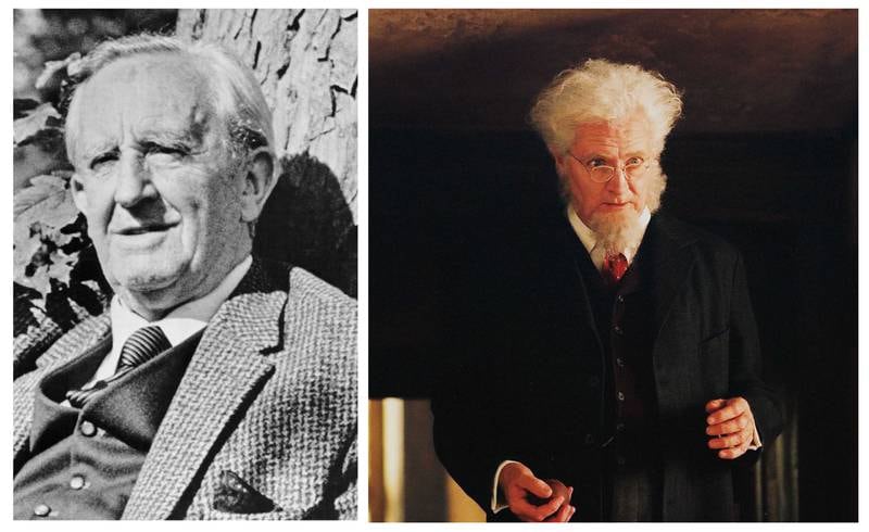 'The Chronicles of Narnia' author, C S Lewis based the character Professor Digory Kirke (played by Jim Broadbent, right) on his good friend, 'Lord of the Rings' writer J R R Tolkien (left). Photo: Getty Images; Walt Disney Pictures