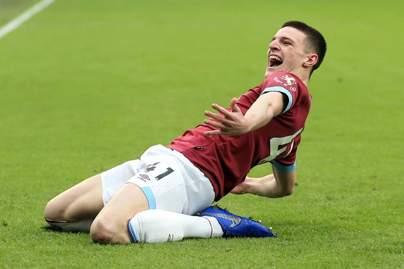 Centre midfield: Declan Rice (West Ham) – Got an early 20th birthday present with his first West Ham goal, but also put in a terrific all-round performance to run the midfield. Getty Images