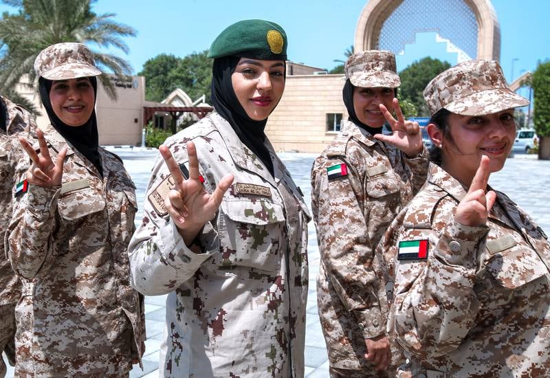 The nine-week training course in Abu Dhabi is aimed at increasing women’s participation in military and peacekeeping operations