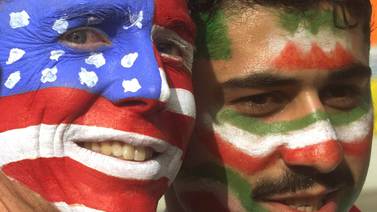 An image that illustrates this article Iran v USA: some fans can't get past the politics