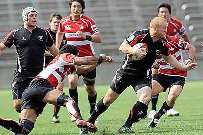 The Arabian Gulf team, in black, were last seen playing as a unit in the HSBC Asian Five Nations in Tokyo in May.
