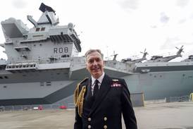 British military tacks to blue waters as admiral takes over as chief