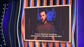 Volodymyr Zelenskyy delivers Grammys speech by video from Kyiv bunker