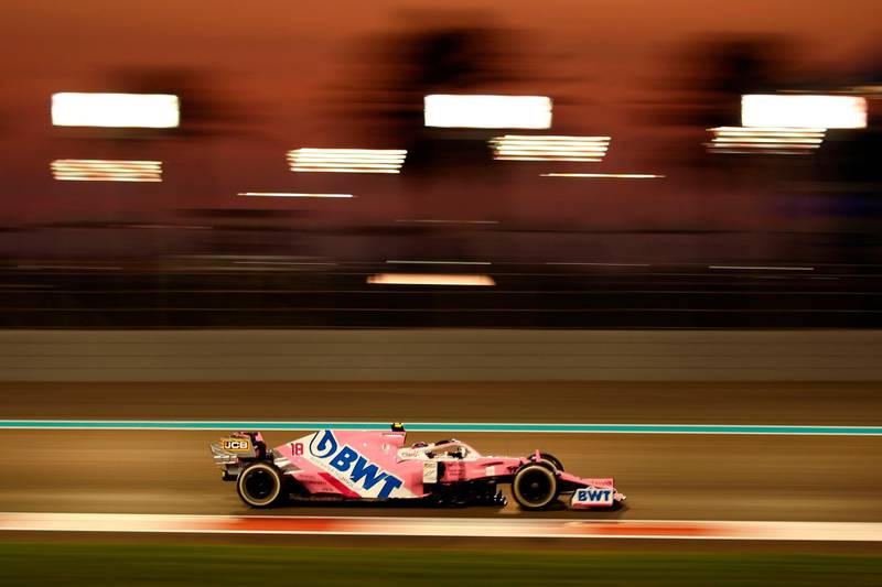 Racing Point's Lance Stroll. AFP
