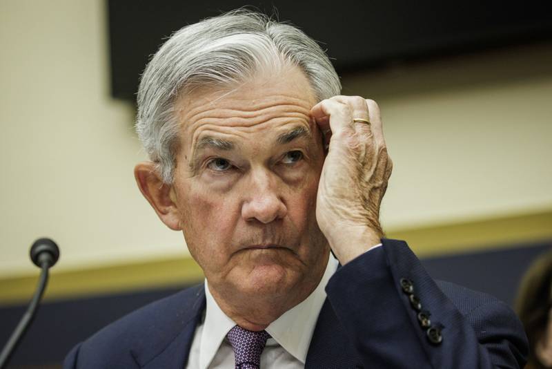 US Federal Reserve Chairman Jerome Powell. The Fed meets next week but investor and market expectations of what it will do next are mixed. Bloomberg