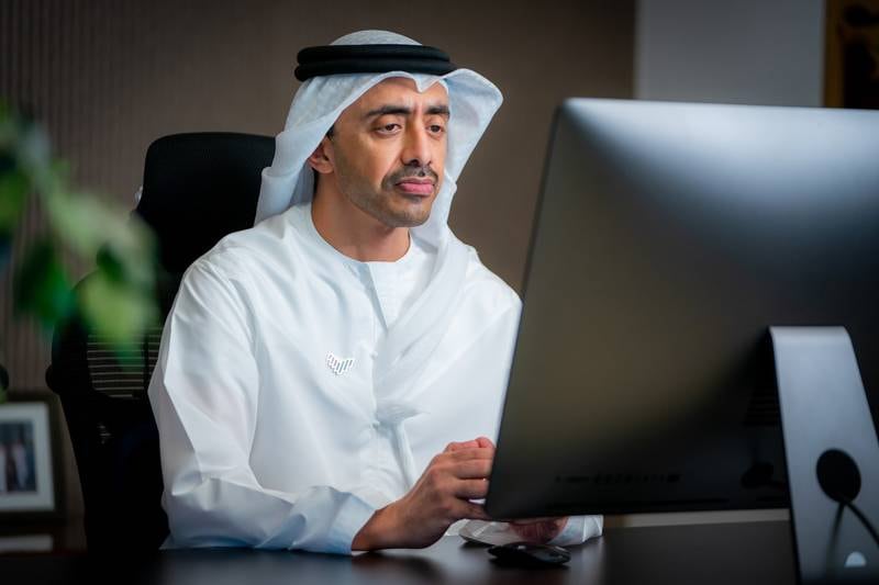 Sheikh Abdullah bin Zayed, Minister of Foreign Affairs and International Co-operation, spoke to British Foreign Secretary Liz Truss by phone. Wam