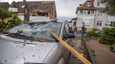 An image that illustrates this article Dozens hurt as tornado rips through German city