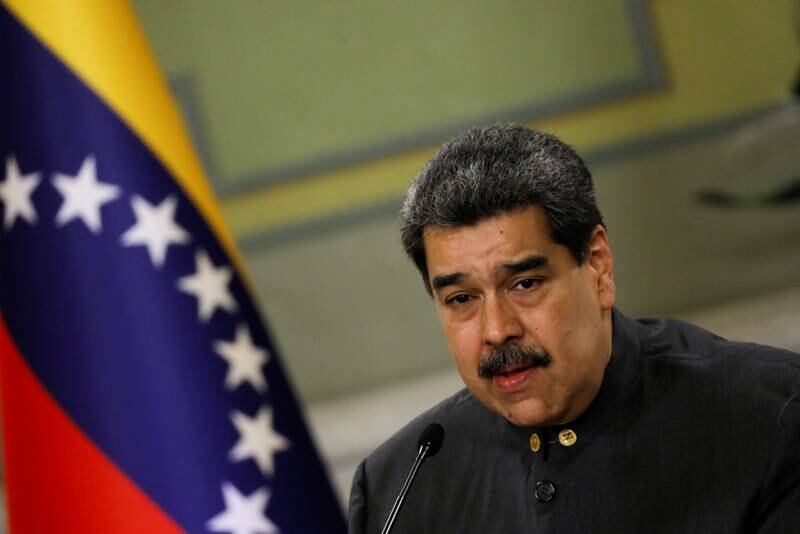 Venezuela's President Nicolas Maduro speaks during a meeting with Belize's Prime Minister John Briceno at the Miraflores Palace, in Caracas on November 25. Reuters