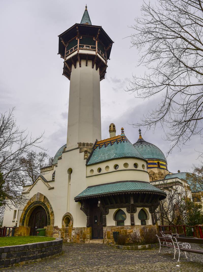 An Ottoman-style enclosure at the zoo in Budapest