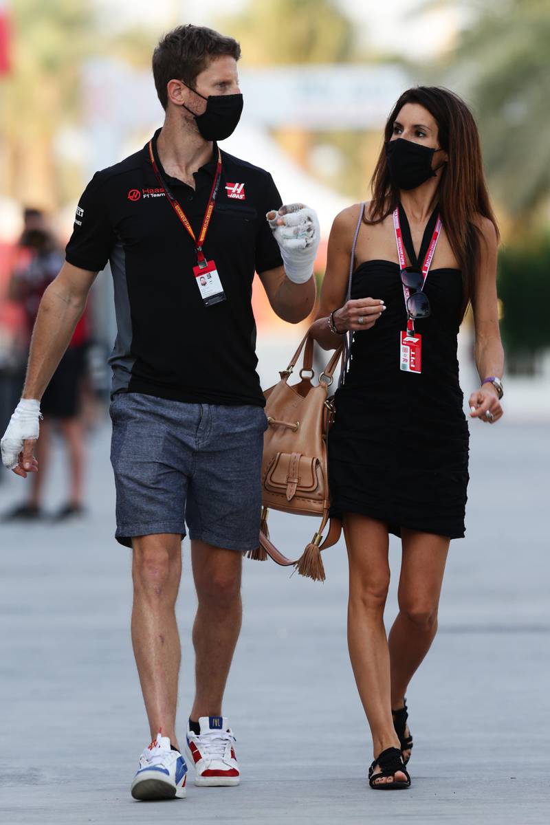 Romain Grosjean seems unlikely for the Abu Dhabi GP. Getty
