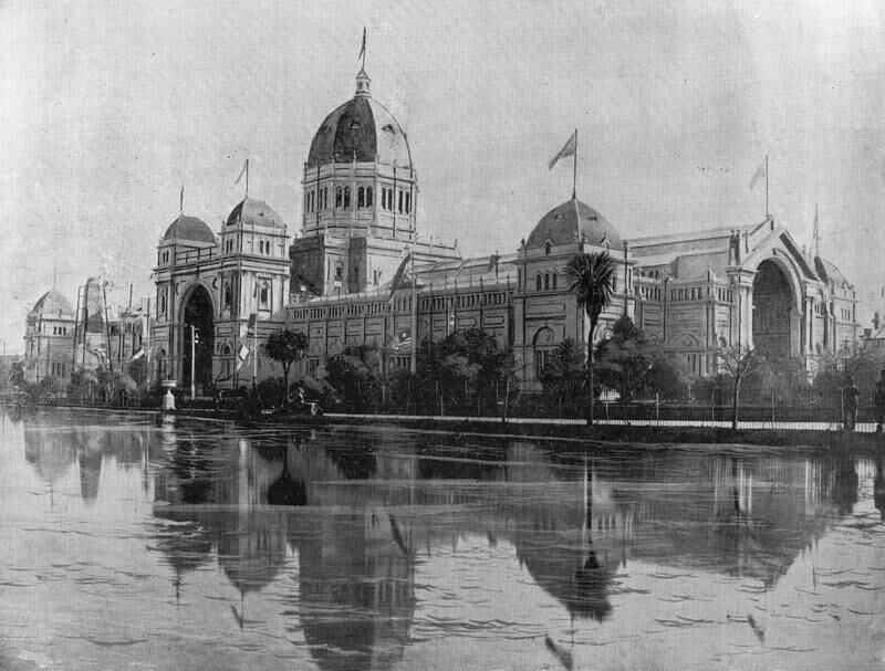 The Royal Exhibition Building in the Carlton Gardens, Melbourne, Australia, pictured circa 1900. Designed by architect Joseph Reed, it was completed in 1880 for the Melbourne International Exhibition. Getty Images
