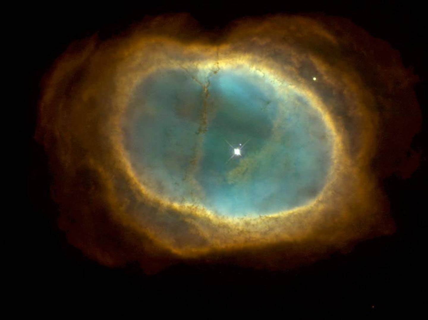 This image shows the Southern Ring Nebula which is visible in the southern hemisphere. AFP / Nasa / The Hubble Heritage Team