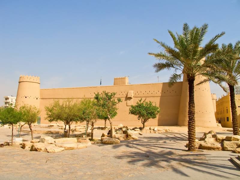The fort was at the centre of historic Riyadh in 1902, when Abdulaziz bin Abdul Rahman Al Saud retook the town from the Al Rashid governor. Getty Images