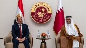 El Sisi and Qatar's Sheikh Tamim meet in Doha during landmark visit by the Egyptian leader