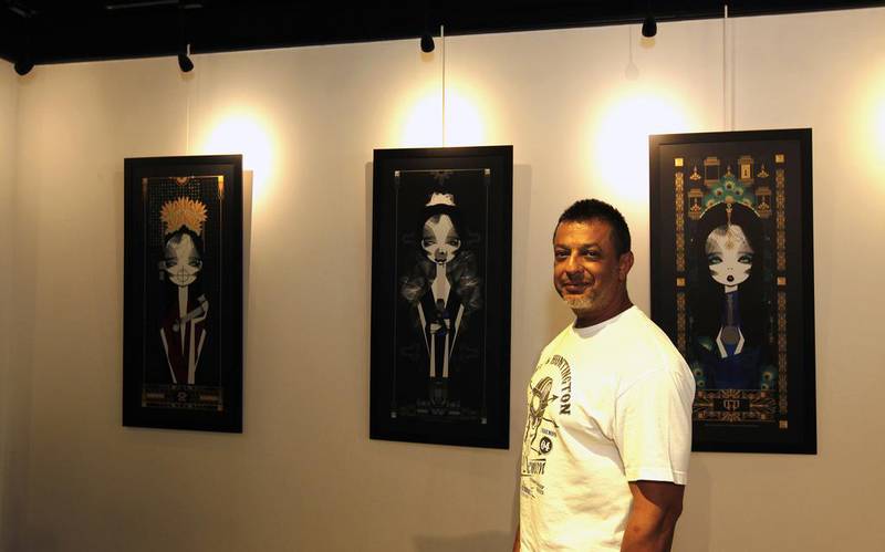 Emirati pioneer and visual artist Jalal Luqman. Jeffrey E Biteng / The National